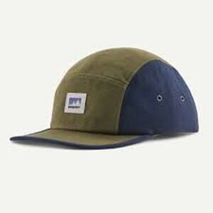 Patagonia Maclure Five Panel Hat Navy Tent Green